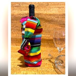 Handcrafted Cloth Reusable Wine/Beverage Bag:  Cantina
